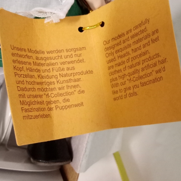 Vintage GERMAN Fine Porcelain 8" Doll Collection Excellent Pre-owned NIB - Picture 4 of 5